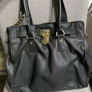 Michael Kors Black Large Slouchy Leather Handbag